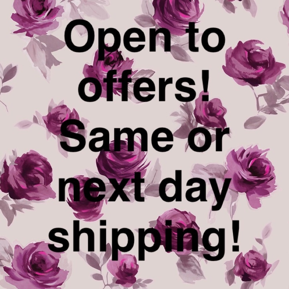 Reasonable offers welcome!